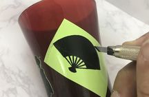 Let`s make cool glasses with sand-shaving glass crafts!　