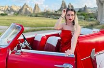 Private Vintage Car Tour in Cappadocia with Balloon View