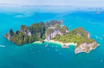 Koh Hong lagoon, Pakbia, Lading Islands by Longtail.