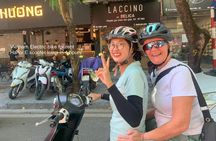 Hanoi hidden street, food tasting with E-bike