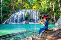 Full-Day Erawan Waterfall and River Kwai Private Guided Tour