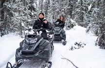 Reindeer and Snowmobile Day Trip