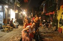 Walking Street Food Tour in Hanoi and Train Street