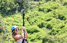Shaka Zipline: 5 Line Zipline Tour (60 - 260 lbs)
