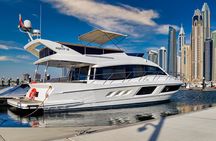 Luxury cruise on The Pearl 48ft to Atlantis & Burj Al Arab.