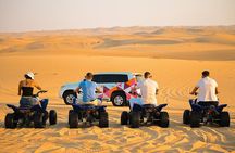 Abu Dhabi Evening Desert Safari - Private car Dune bashing & BBQ