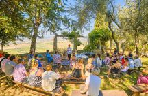 Full Day Tour to Val d'Orcia and Gladiator's Fields with Wines