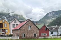 Briksdal Glacier and Loen from Nordfjordeid