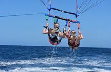 Parasailing in Waikiki from Oahu Hawaii
