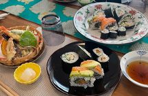 Small Group Sushi roll and Tempura Cooking Class in Nakano 
