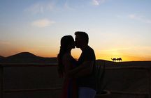 From Marrakesh: Agafay Desert Sunset, Camel Ride, and Dinner