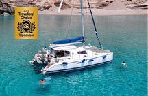 Full-Day Tour of Milos and Poliegos Small Group Catam With Lunch