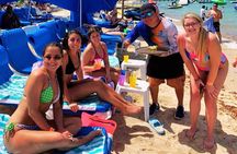 Cozumel Day Pass + 1 meal + 5 drinks San Francisco Beach Club