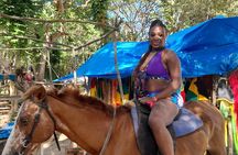 Dunns River Falls and Horseback Riding Tour from Montego Bay