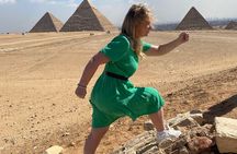 Explore Giza Pyramids,Sphinx, Museum,Lunch and Bazaar from Cairo 