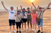 Dubai Private 4x4 Car Desert Safari with Dinner, Camel, and Show 
