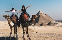 Private Giza Pyramids, GEM Museum, camel ride and lunch 