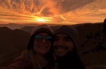 Golden Sunset: Valle Nevado at Sunset