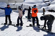 2-day ski & snowboard tour with rentals