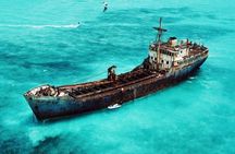 FAMOUS SHIPWRECK, Tiki Bar & Iguana Island Private Jet Ski Tour