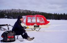 Ice Fishing with Snowmobiles