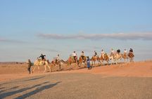 Agafay Desert dinner and camel ride with sunset