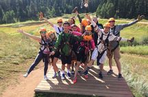 Rocky Mountain 4-Zipline Adventure on CO Longest and Fastest!