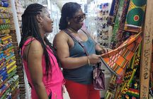 African custom clothing making experience with fabric tour 