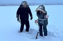 Ice Fishing with Snowmobiles