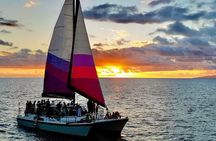 Sunset Sail on a Small Charming Hawaiian Catamaran Maalaea Harbor