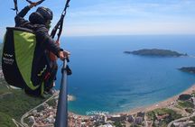 Paragliding in Budva with Certified Pilot (Free Pick-Up Included)