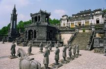 Hue Tombs Tour by Bike & Dragon Boat Cruise on Perfume River