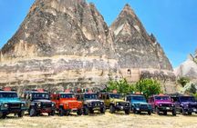 Jeep Safari Tour with Hot Air Balloon View at Cappadocia