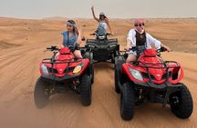 Dubai: Desert Safari, Quad bike and Sand boarding with BBQ Dinner
