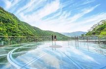 Guangzhou Tour to Gulong Gorge Glass Skywalk Bridge and waterfall