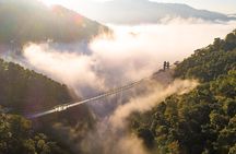 Guangzhou Tour to Gulong Gorge Glass Skywalk Bridge and waterfall