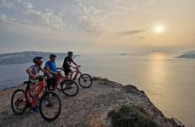 Santorini e-bike sunset tour experience