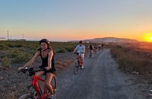 Santorini e-bike sunset tour experience