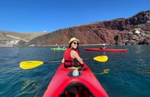 Santorini Sea Kayak – Volcanic Cliffs, Hidden Sea Caves & Picnic