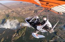 A Microlight Flight- over the Victoria Falls