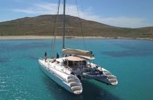 Mykonos Catamaran Private Day Cruise, Full Lunch & Open-bar