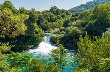 Krka Waterfalls with 30min river cruise from Split or Kaštela