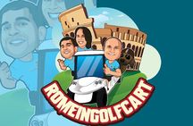 Rome Full Day Private Golf Cart Tour with Hotel Pickup 6 hours
