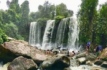 1 Day Banteay Srei Temple, Waterfalls and Beng Mealea Temple