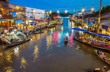 Amphawa Floating & Maeklong Railway Train Market (Small Group)