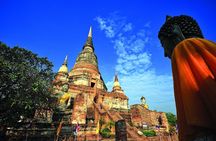 Ayutthaya Glittering Sunset, Boat Ride, Noted Sight, Local Market