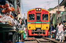 Maeklong Railway & Damnoen Saduak Floating Market Tour – Full Day