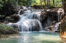 Erawan Waterfalls and Bridge Over River Kwai Tour from Bangkok