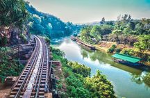 Erawan Waterfalls and Bridge Over River Kwai Tour from Bangkok