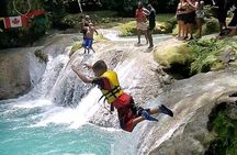 Dunns River Falls & Blue Hole Combo from Montego Bay with pick up